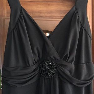 Simple black dress
